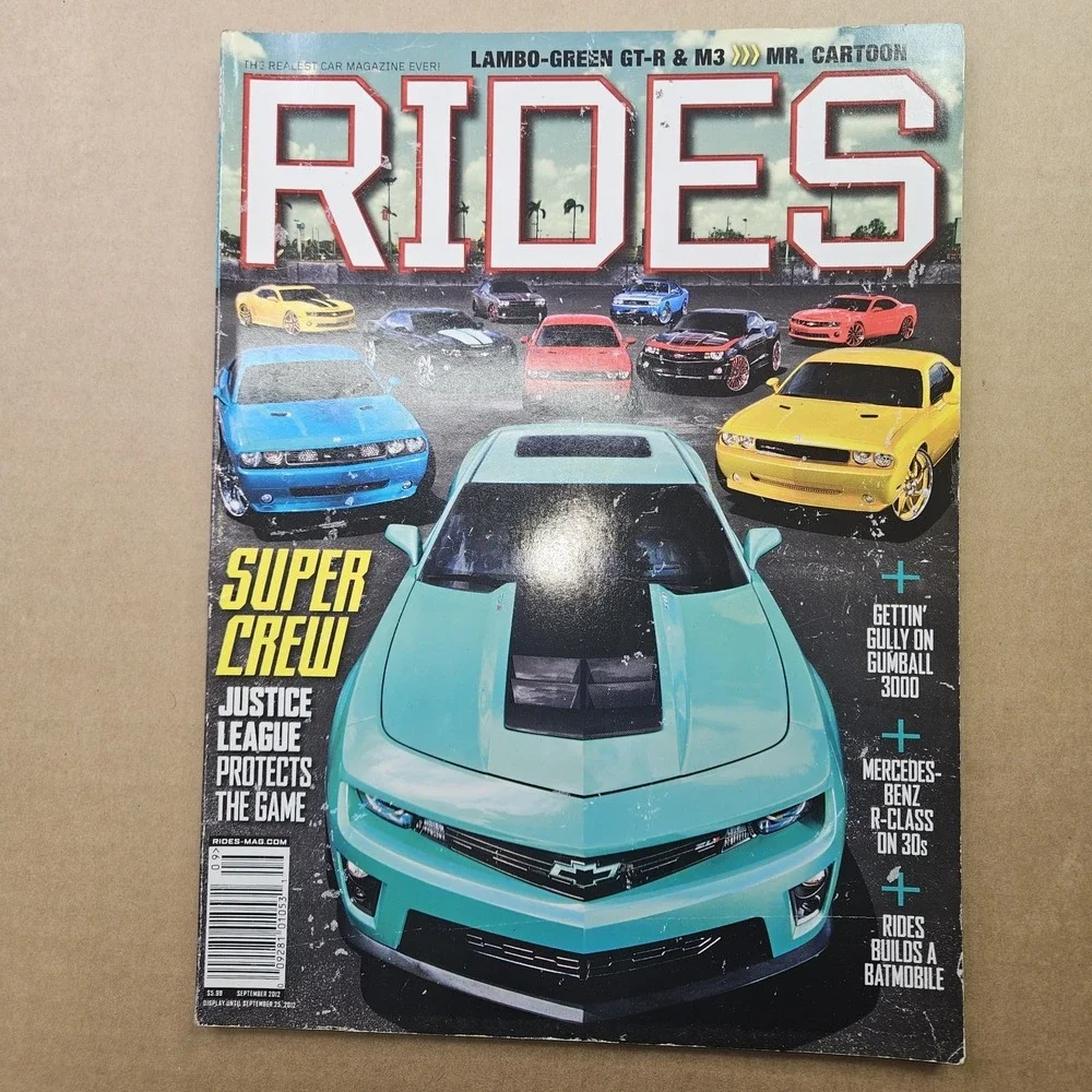 Lot of 9 RIDES Magazines (2008-2012) Donk Box & Bubble Flo Rida Trick Daddy